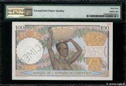 100 Francs Spécimen FRENCH WEST AFRICA  1936 P.23s fST+