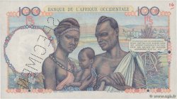100 Francs Spécimen FRENCH WEST AFRICA  1945 P.40s VZ+