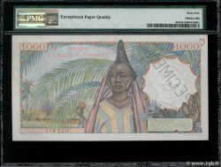 1000 Francs Spécimen FRENCH WEST AFRICA  1945 P.42s fST+