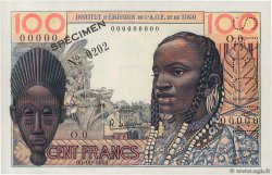 100 Francs Spécimen FRENCH WEST AFRICA  1956 P.46s ST