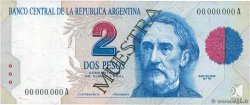 2 Pesos Spécimen ARGENTINIEN  1992 P.340s ST