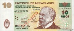 10 Pesos Spécimen ARGENTINA  1985 PS.2313s q.FDC