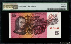5 Dollars Spécimen AUSTRALIA  1983 P.44ds UNC-