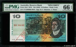 10 Dollars Spécimen AUSTRALIA  1983 P.45ds UNC