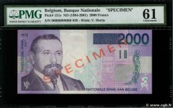 2000 Francs Spécimen BELGIUM  1994 P.151s UNC-