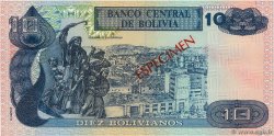 10 Bolivianos Spécimen BOLIVIA  1987 P.204s AU