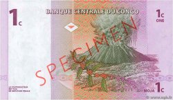 1 Centime Spécimen REPUBBLICA DEMOCRATICA DEL CONGO  1997 P.080s FDC