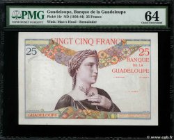 25 Francs Épreuve GUADELOUPE  1927 P.14r UNC-