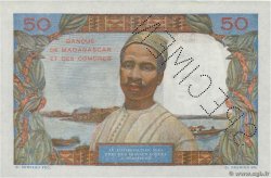 50 Francs Spécimen MADAGASKAR  1950 P.045bs fST+