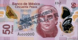 50 Pesos Spécimen MEXICO  2012 P.123Ass FDC