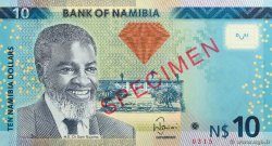 10 Namibia Dollars Spécimen NAMIBIA  2012 P.11as fST+