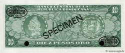 10 Pesos Oro Spécimen RÉPUBLIQUE DOMINICAINE  1976 P.110s1 UNC