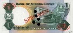 1 Leone Spécimen SIERRA LEONE  1974 P.05as ST