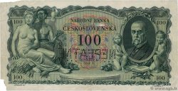 100 Korun Spécimen CZECHOSLOVAKIA  1931 P.023s F