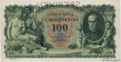 100 Korun Spécimen CZECHOSLOVAKIA  1931 P.023s UNC-