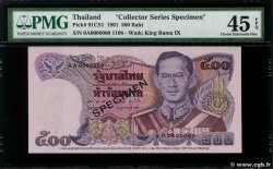 500 Baht Spécimen THAILAND  1991 P.091cs1 VZ