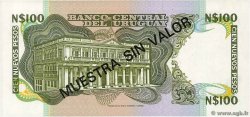 100 Nuevos Pesos Spécimen URUGUAY  1987 P.062As UNC-