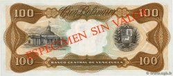 100 Bolivares Spécimen VENEZUELA  1972 P.055s1 q.FDC