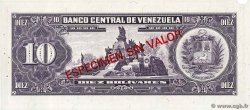 10 Bolivares Spécimen VENEZUELA  1988 P.062s VZ