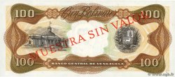 100 Bolivares Spécimen VENEZUELA  1989 P.066bs SC+