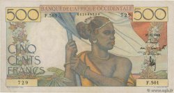 500 Francs FRENCH WEST AFRICA (1895-1958)  1948 P.41 VF