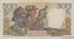 500 Francs FRENCH WEST AFRICA  1948 P.41 VF