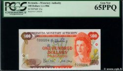 100 Dollars BERMUDAS  1984 P.33c