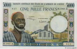5000 Francs WEST AFRIKANISCHE STAATEN  1975 P.104Ah