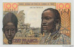 100 Francs WEST AFRIKANISCHE STAATEN  1961 P.701Kb