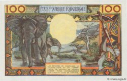 100 Francs EQUATORIAL AFRICAN STATES (FRENCH)  1962 P.03c AU-
