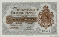 50 Pence ISOLE FALKLAND  1974 P.10b
