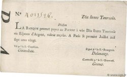 10 Livres Tournois typographié FRANCE  1720 Dor.22 VF+