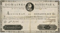 70 Livres FRANCIA  1790 Ass.06a