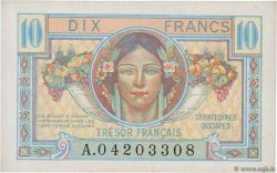 10 Francs TRÉSOR FRANÇAIS FRANCIA  1947 VF.30.01 FDC