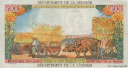 10 NF sur 500 Francs Pointe à Pitre ISOLA RIUNIONE  1971 P.54b q.BB