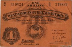 1 Shilling BRITISCH-WESTAFRIKA  1918 P.01