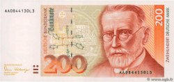 200 Deutsche Mark GERMAN FEDERAL REPUBLIC  1989 P.42