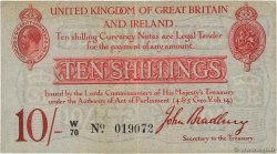 10 Shillings INGLATERRA  1918 P.348