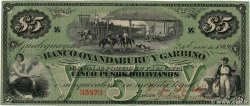 5 Pesos Bolivianos ARGENTINIEN  1869 PS.1783a fST+