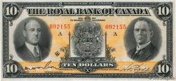 10 Dollars KANADA  1933 PS.1389 fVZ