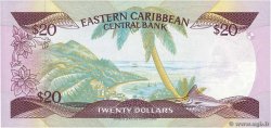 20 Dollars CARIBBEAN   1985 P.24a2 UNC