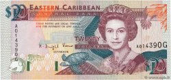 20 Dollars EAST CARIBBEAN STATES  1993 P.28g
