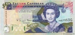 50 Dollars EAST CARIBBEAN STATES  1993 P.29g XF