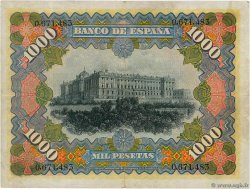 1000 Pesetas ESPAÑA  1907 P.066a MBC
