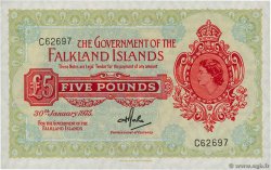 5 Pounds FALKLAND ISLANDS  1975 P.09b UNC
