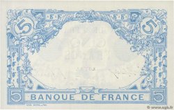 5 Francs BLEU FRANCIA  1915 F.02.25 q.AU