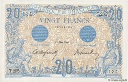 20 Francs BLEU FRANCIA  1906 F.10.01 q.AU