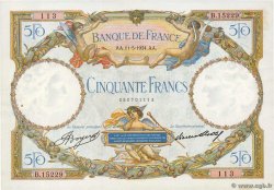 50 Francs LUC OLIVIER MERSON type modifié FRANCIA  1934 F.16.05 SPL