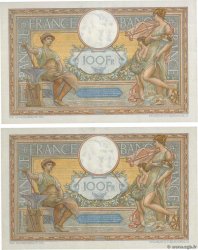 100 Francs LUC OLIVIER MERSON grands cartouches Consécutifs FRANCIA  1931 F.24.10 AU