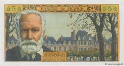 5 Nouveaux Francs VICTOR HUGO FRANKREICH  1959 F.56.04 fST+